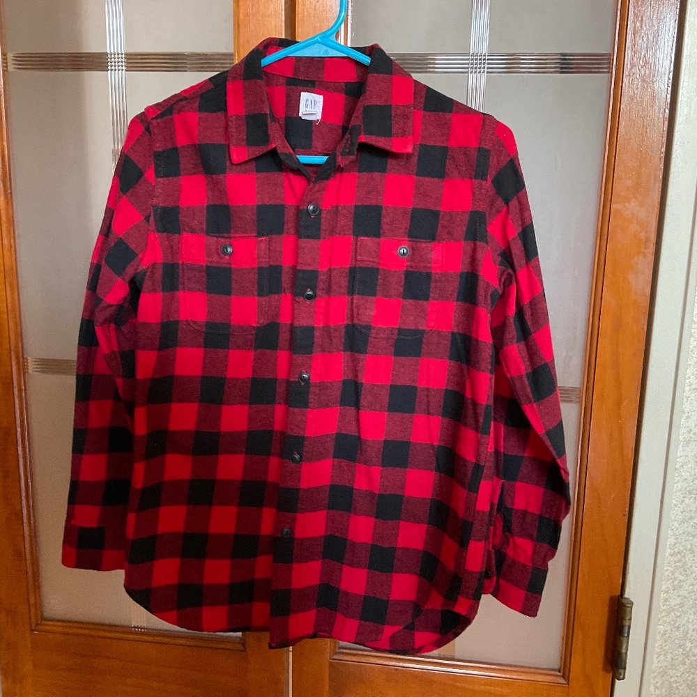 Gap Boys plaid shirt